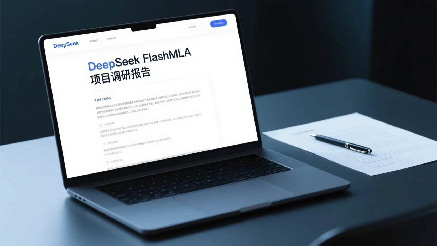 DeepSeek FlashMLA 项目调研报告