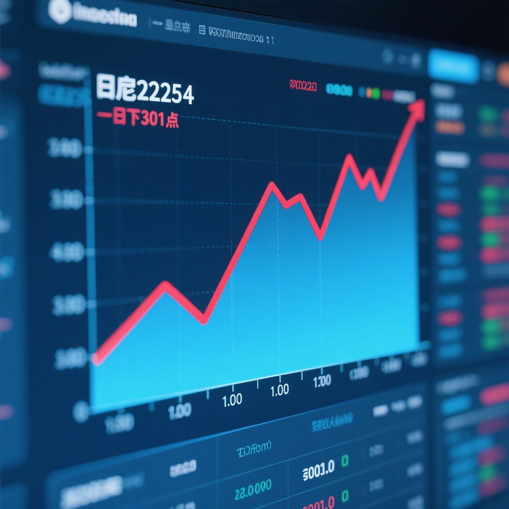 日经指数大幅下跌的走势图