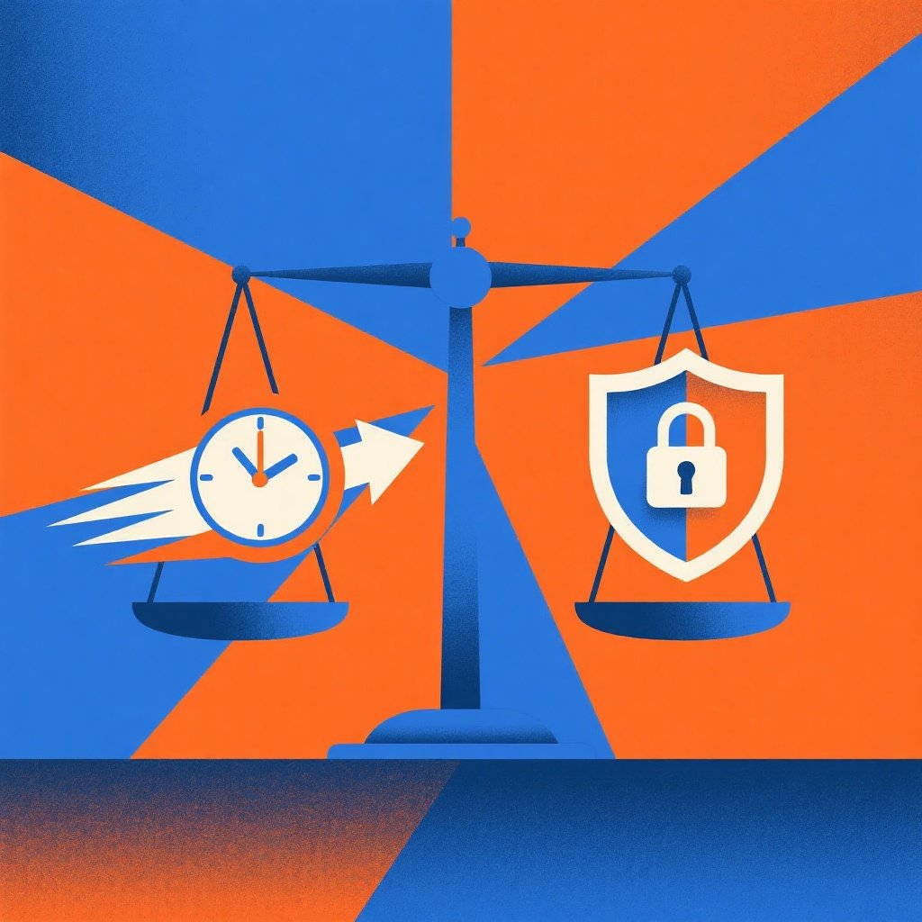 速度与安全平衡的概念图