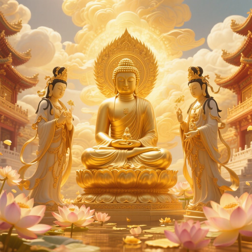 佛教三圣图解指南